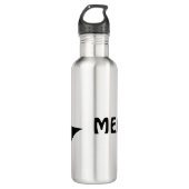Bouteille D'eau Cute Peeking Cat Design Water Bottle (Devant)