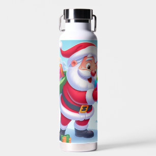 Bouteille D'eau Cute Père Noël et Snowman