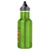 Bouteille D'eau Cute personnalisée Kawaii Chat Holding Fleur (Droite)