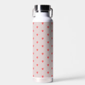Bouteille D'eau Cute Pink and Red Strawberry Pattern Water Bottle. (Avant)