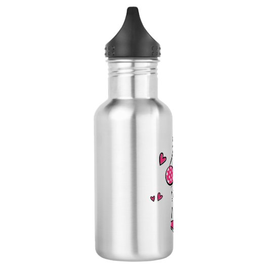 Bouteille D'eau Cute Pink Bikini Beach Ready (Gauche)