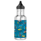 Bouteille D'eau Cute Planes Bateaux Voitures Enfants Garçons Nom p (Droite)