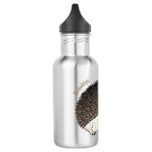 Bouteille D'eau Cute prickly hedgehog cartoon (Gauche)