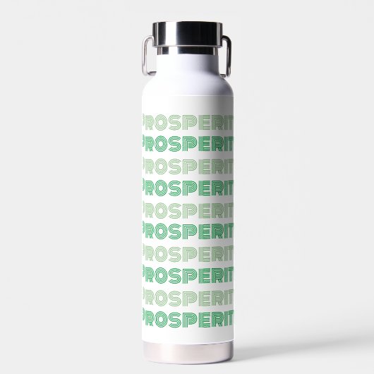 Bouteille D'eau Cute Prosperity Green Inspiration (Avant)