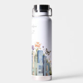 Bouteille D'eau Cute Rainbow Librairie & Livres Enseignant Monogra (Arrière)