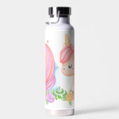 Bouteille D'eau Cute Rose Unicorne enfants (Plage)