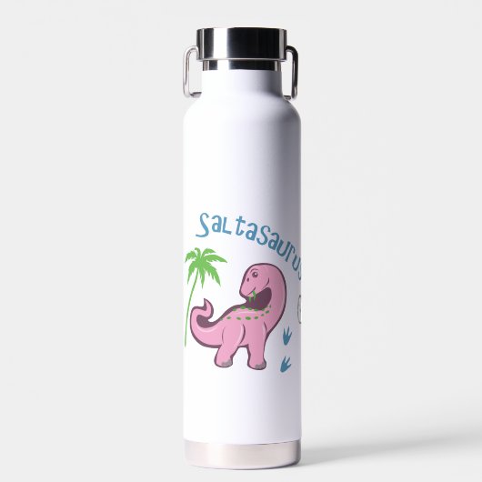 Bouteille D'eau Cute Saltasaurus (Avant)
