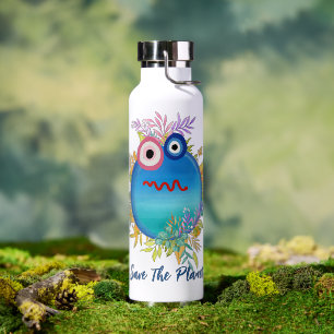 Bouteille D'eau Cute Save the Planet Water Bottle