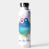 Bouteille D'eau Cute Save the Planet Water Bottle (Gauche)