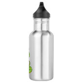 Bouteille D'eau Cute serpent vert avec chapeau santa dessin animé (Droite)