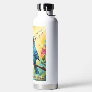 Bouteille D'eau  Cute Singing Blue Bird Water Bottle