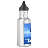 Bouteille D'eau Cute Sleepy Penguin, Personalized Water Bottle (Gauche)