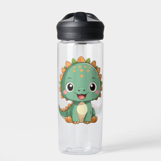 Bouteille D'eau Cute Smiling Dinosaur Kids Water Bottle (Extérieur)