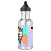 Bouteille D'eau Cute Tabby Chat Chats Animaux Filles Pastel Boutei (Droite)