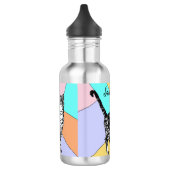 Bouteille D'eau Cute Tabby Chat Chats Animaux Filles Pastel Boutei (Gauche)