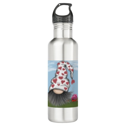 Bouteille D'eau Cute Valentine Gnome (Devant)