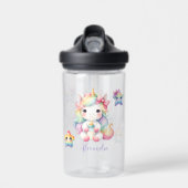Bouteille D'eau Cute Whimsical Magique Unicorn Rose Princess Enfan (Avant)