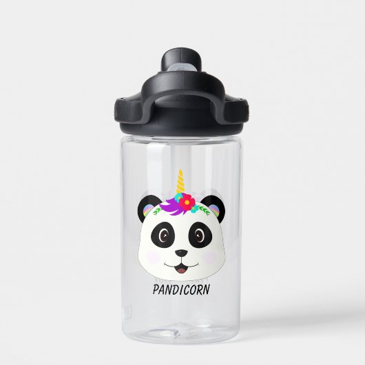 Bouteille D'eau Cute Whimsical Panda Unicorn Pandicorn (Salle de sport)