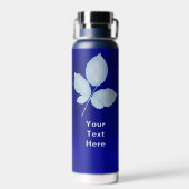 Bouteille D'eau Cyano Print Bramble Leaves (Arrière)