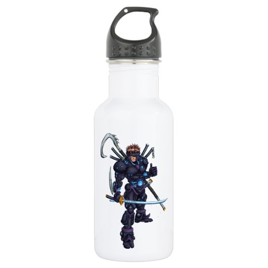 Bouteille D'eau Cyber Ninja (Devant)