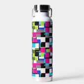 Bouteille D'eau Cyberpunk Glitch Aesthetic Water Bottle (Avant)