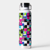 Bouteille D'eau Cyberpunk Glitch Aesthetic Water Bottle (Arrière)