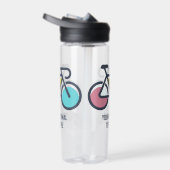 Bouteille D'eau Cyclisme de texte personnalisé (Droite)