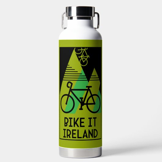 Bouteille D'eau Cyclisme Irlande (Avant)