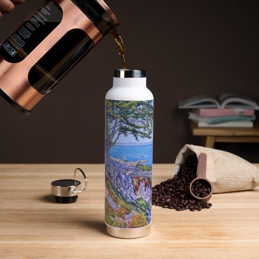 Bouteille D'eau Cyprès de Monterey (Café (pivoté))