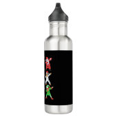 Bouteille D'eau Dabbing Père Noël Elf Friends Noël (Droite)