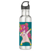 Bouteille D'eau Dabbing Unicorn (Devant)