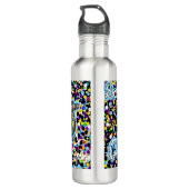 Bouteille D'eau Dachshund n'achetez pas adopter du verre (Dos)