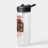 Bouteille D'eau Dachshund Rouge      (Gauche)