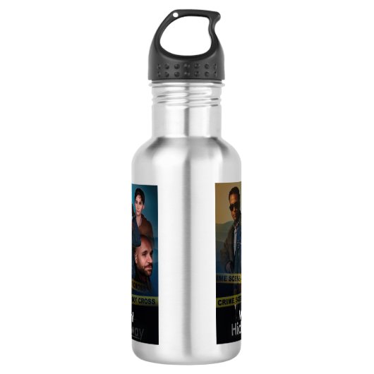 Bouteille d'eau d'acier de refuge de bâti (Devant)