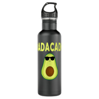 Bouteille D'eau Dadacado Amusant Avocado Papa Fête des pères Papa 