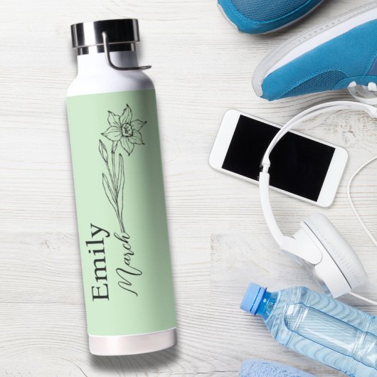 Bouteille D'eau Daffodique de Bridesmaid Mars Fleur du mois de nai