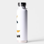 Bouteille D'eau DAFFY DUCK™ avec bras croisés | Ajouter Votre Nom (Gauche)