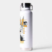 Bouteille D'eau DAFFY DUCK™ & BUGS BUNNY™ Glitch (Arrière)