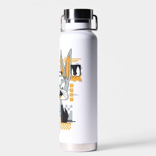Bouteille D'eau DAFFY DUCK™ & BUGS BUNNY™ Glitch (Arrière)