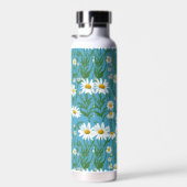 Bouteille D'eau Daisées D'Été Sur Aqua (Plage)