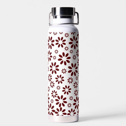 Bouteille D'eau Daisies Simple Design (Arrière)