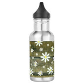Bouteille D'eau Daisis Rustique Barne Planche Daisy Flower (Gauche)
