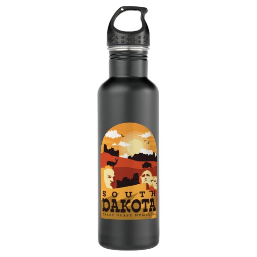 Bouteille D'eau Dakota du Sud (Devant)