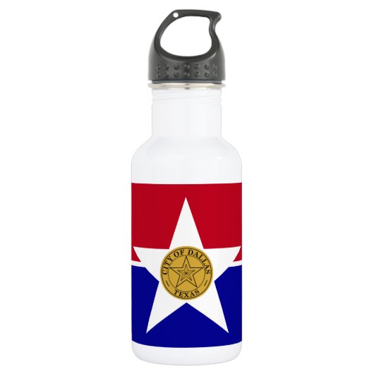 Bouteille D'eau Dallas Drapeau Liberty Bottle (Devant)