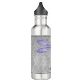 Bouteille D'eau Damas de libellule violette (Gauche)