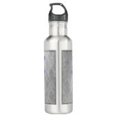 Bouteille D'eau Damas de libellule violette (Dos)