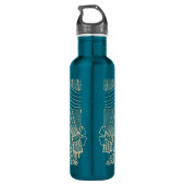 Bouteille D'eau Dame avec guitare (Dos)