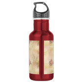 Bouteille D'eau Dames féminines de rose rose (Dos)