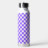 Bouteille D'eau Damier violet classique visuel  (Gym)