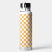 Bouteille D'eau Damier visuel classique pêche (Évier)